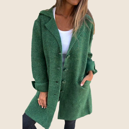 Cappotto Oversize Uomo con Revers Stile Lässiger