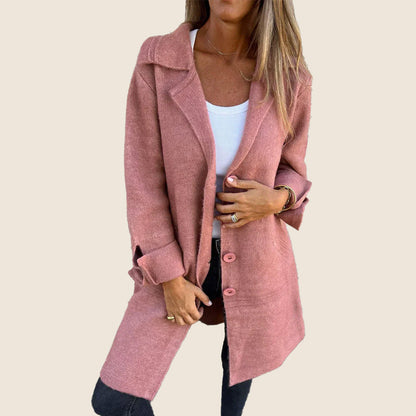 Cappotto Oversize Uomo con Revers Stile Lässiger