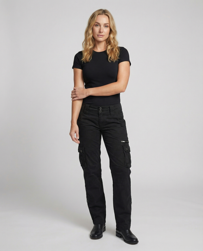 Pantaloni Cargo Donna con Tasche Comode - Brentozzi