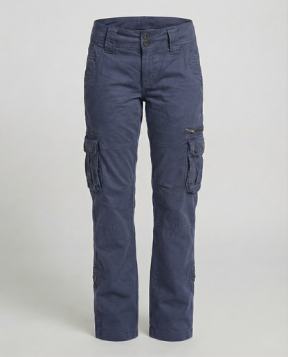 Pantaloni Cargo Donna con Tasche Multiple Comodi