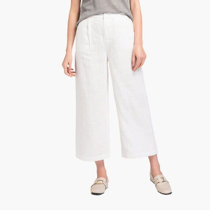 Palora | Pantaloni Cropped a Gamba Larga da Donna 1
