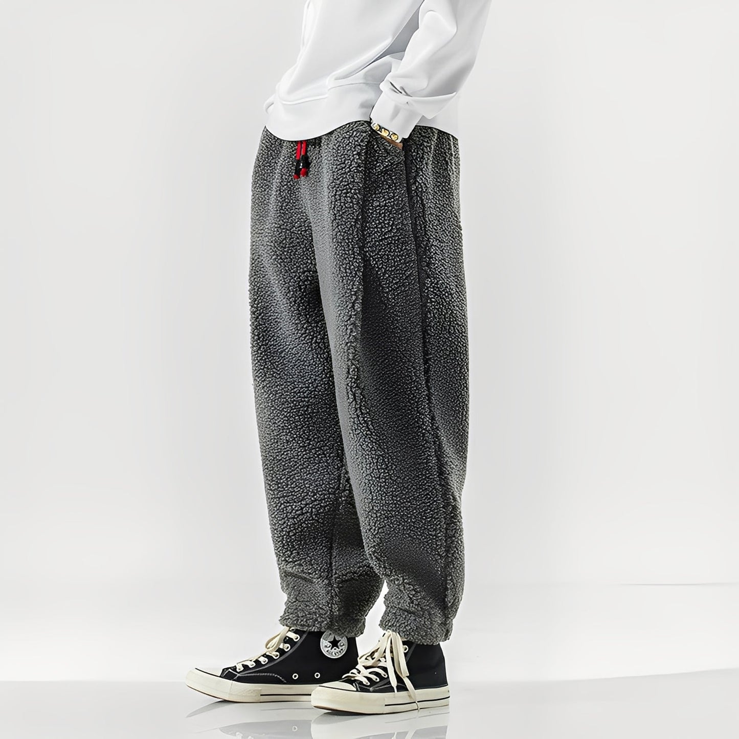 Pantaloni Tuta Comodi Per Uomo | Fivren Grigio
