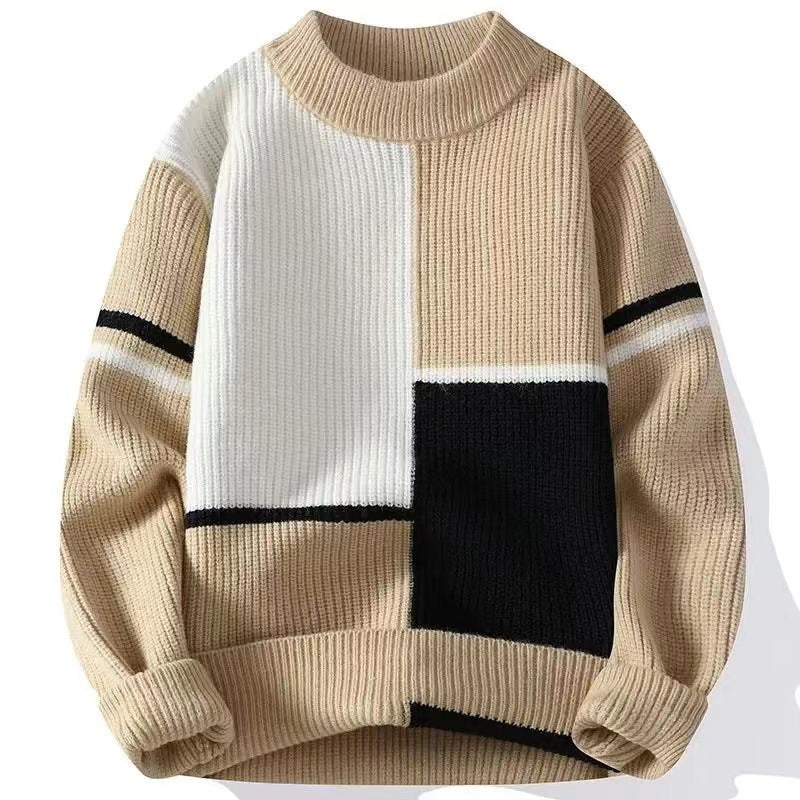 Maglione Uomo Casual Traspirante Vestibilità Regular