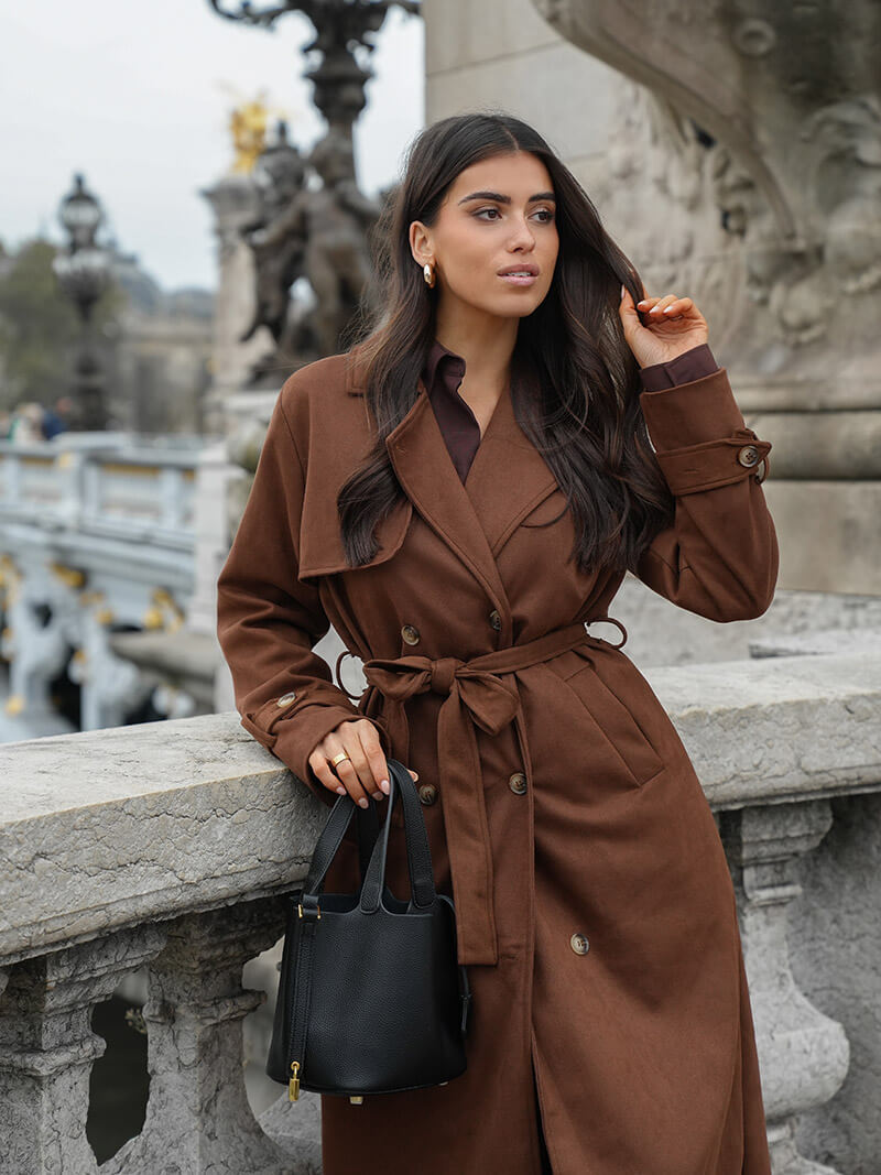 Borsa a Secchiello Donna in Ecopelle Stile Elegante