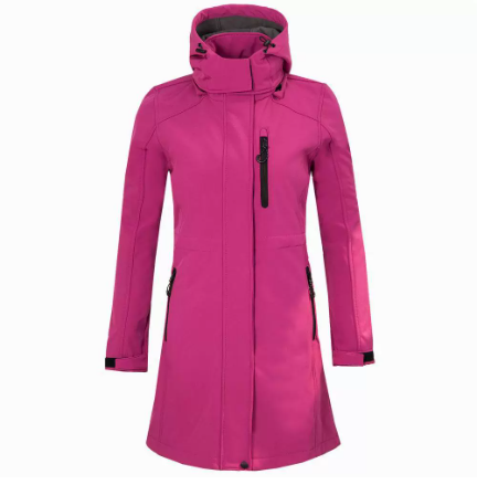 Giacca Impermeabile Donna con Cappuccio Outdoor Comfortevole