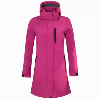 Giacca Impermeabile Donna con Cappuccio Outdoor Comfortevole