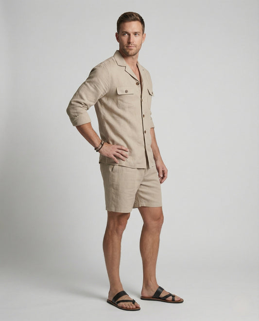 Completo Uomo in Lino Taglio Elegante - Brentozzi