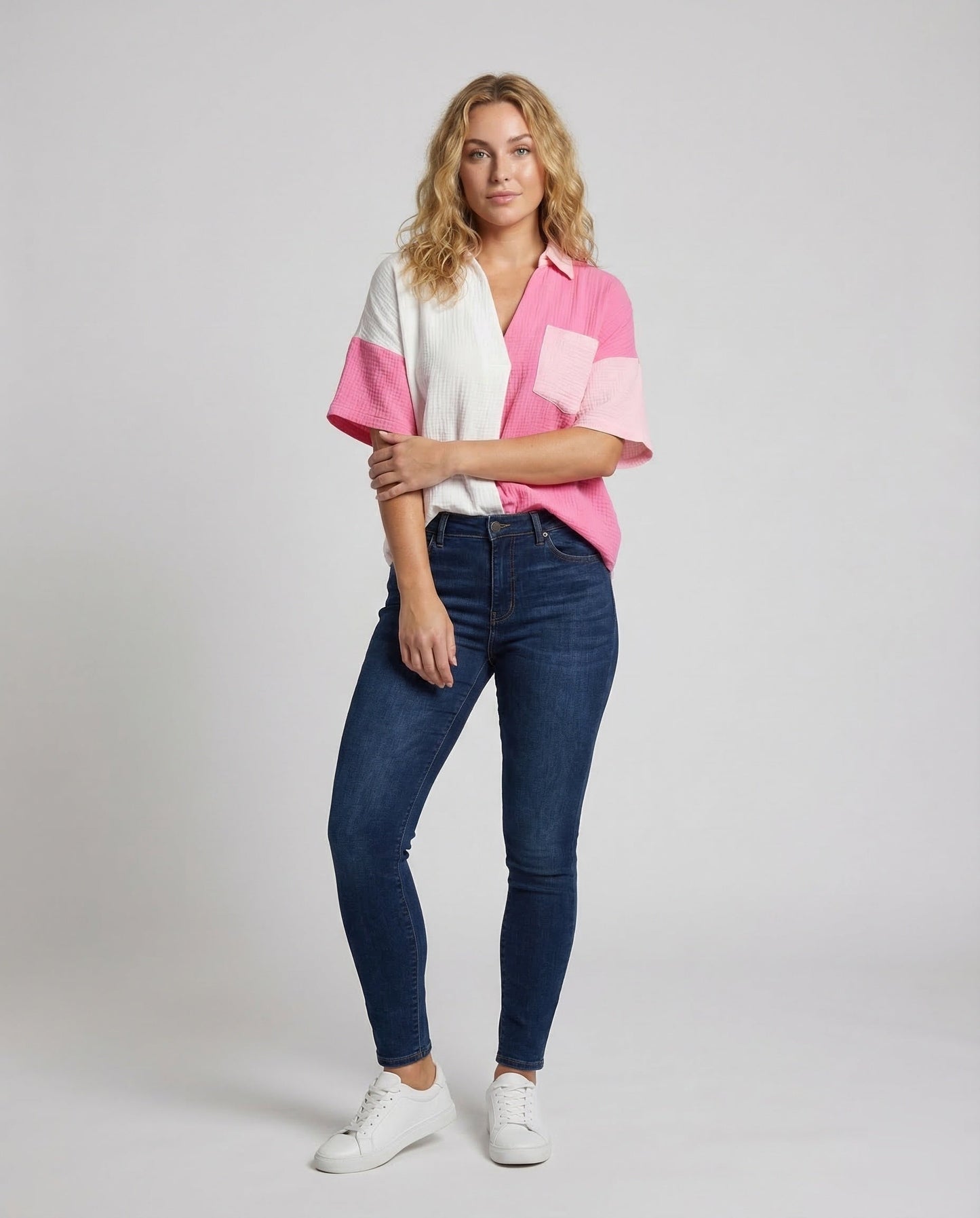 Camicia Donna Patchwork Vestibilità Classica - Brentozzi