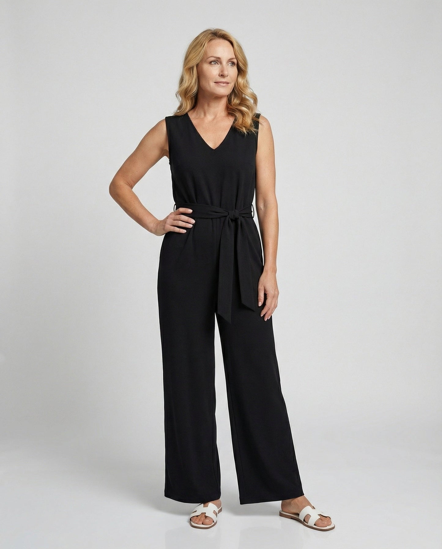 Tuta Elegante Donna con Cintura in Vita - Brentozzi