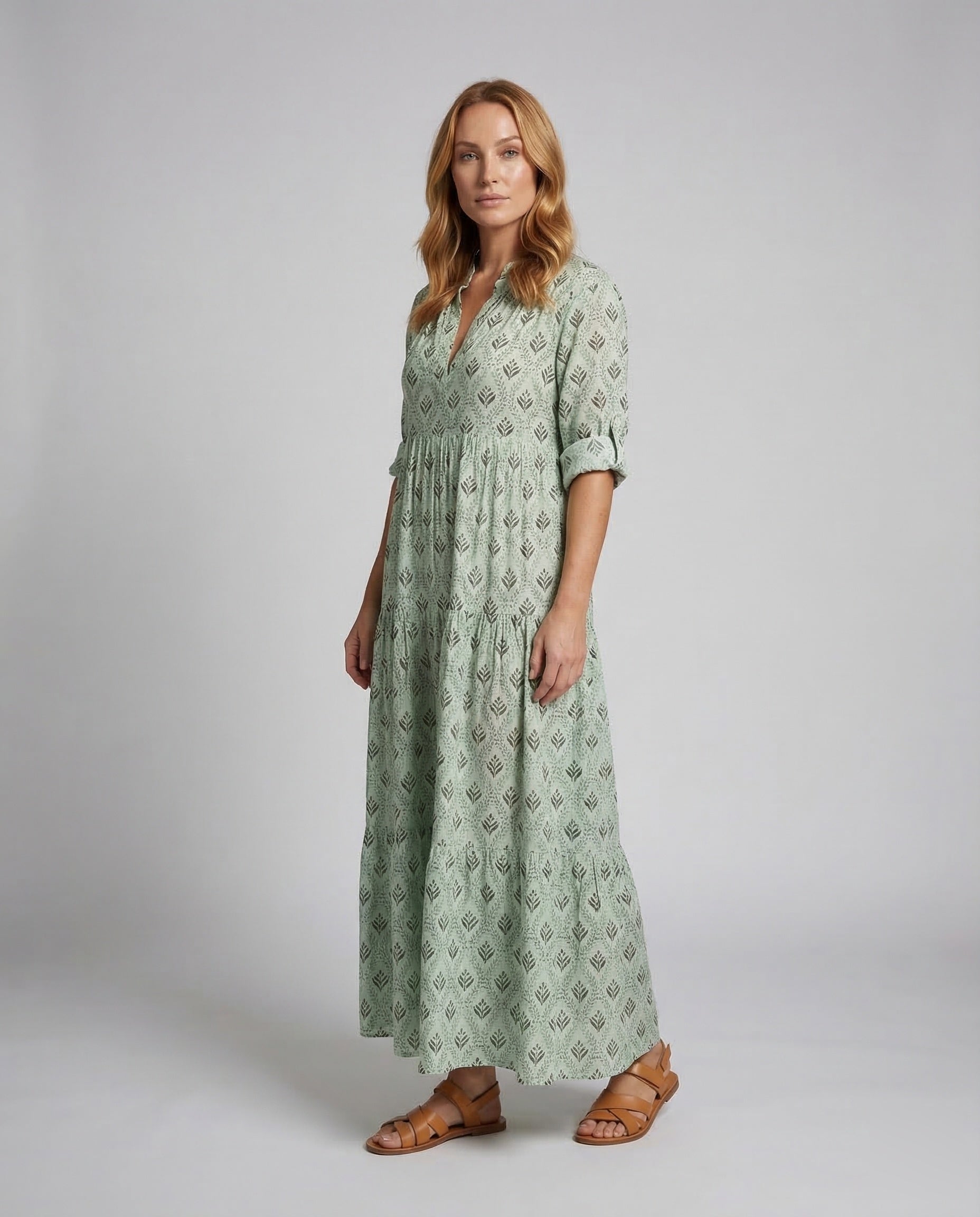 Abito Maxi Donna Cotone Estivo - Brentozzi