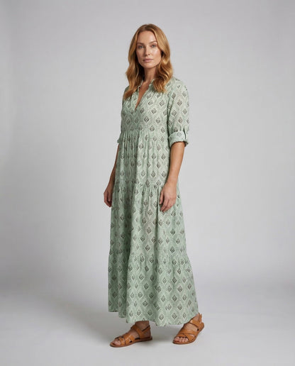 Abito Maxi Donna Cotone Estivo - Brentozzi