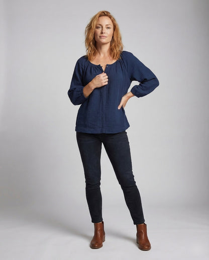 Blusa Tunica Donna Cotone Comoda Casual - Brentozzi