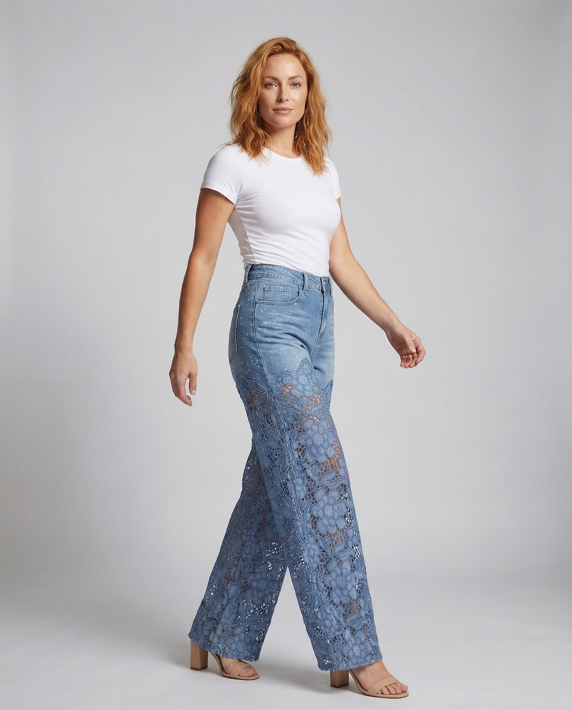 Pantaloni Donna Svasati Vita Alta - Brentozzi