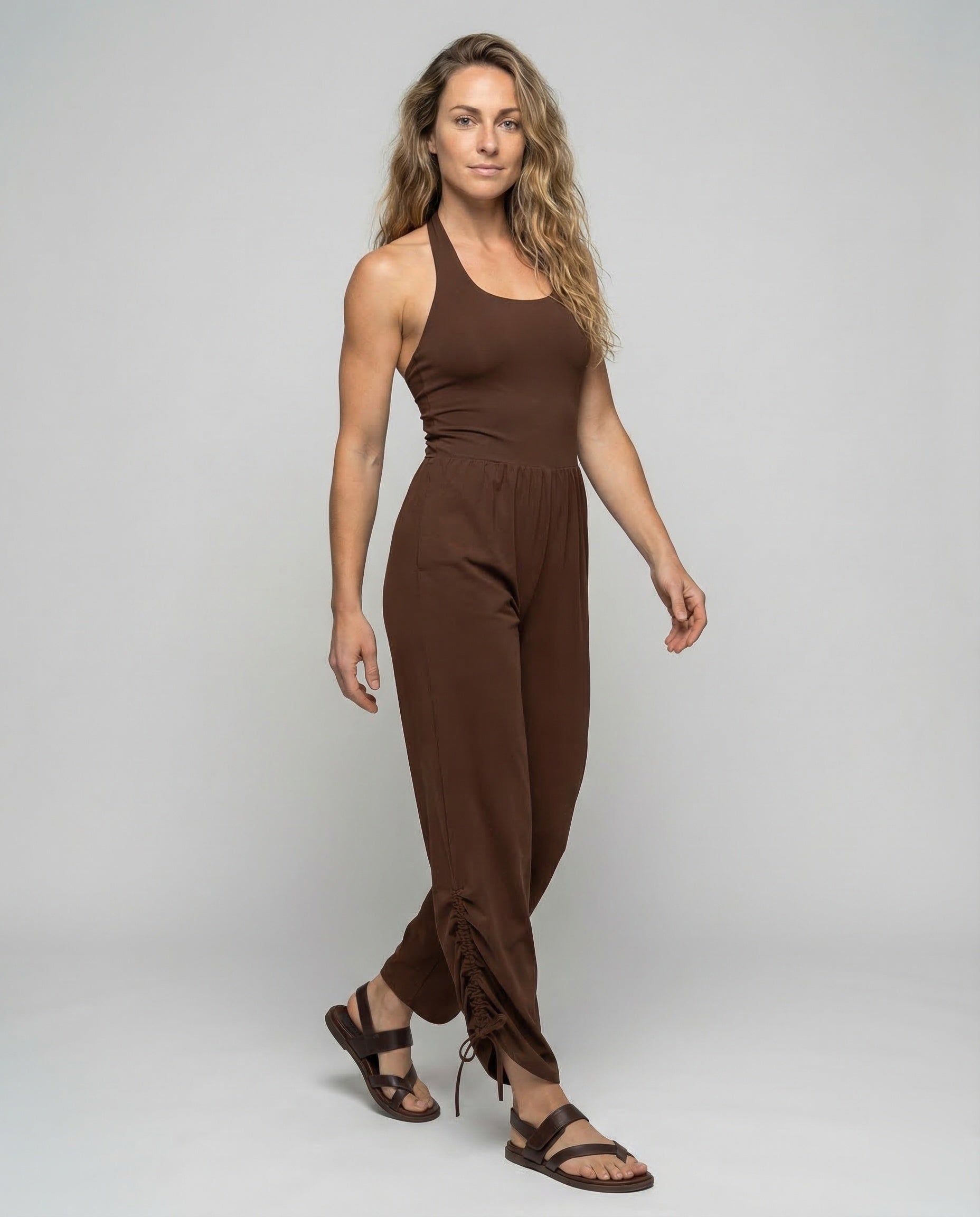 Tuta Intera Donna Elegante Gamba Larga - Brentozzi
