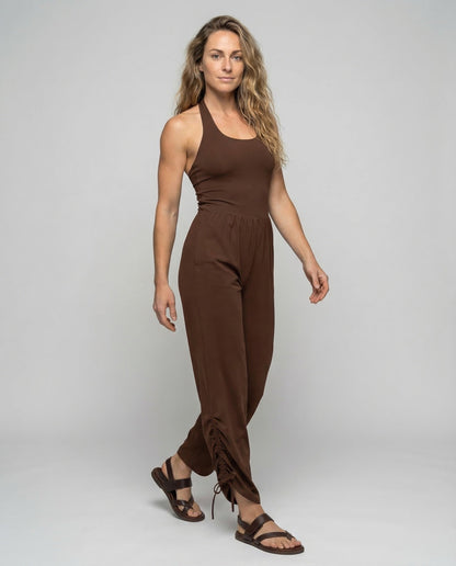 Tuta Intera Donna Elegante Gamba Larga - Brentozzi