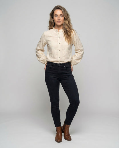 Blusa Donna Cotone Ricamata Leggera - Brentozzi