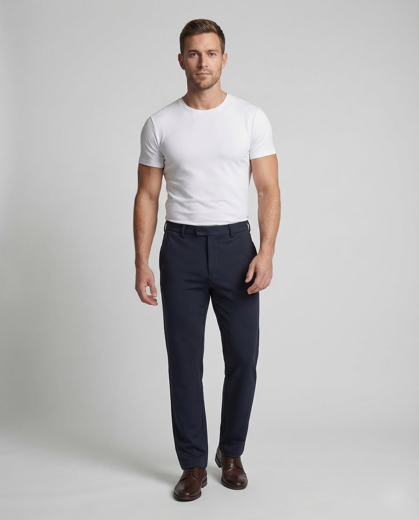 Pantaloni Uomo Business Stretch Slim Fit - Brentozzi