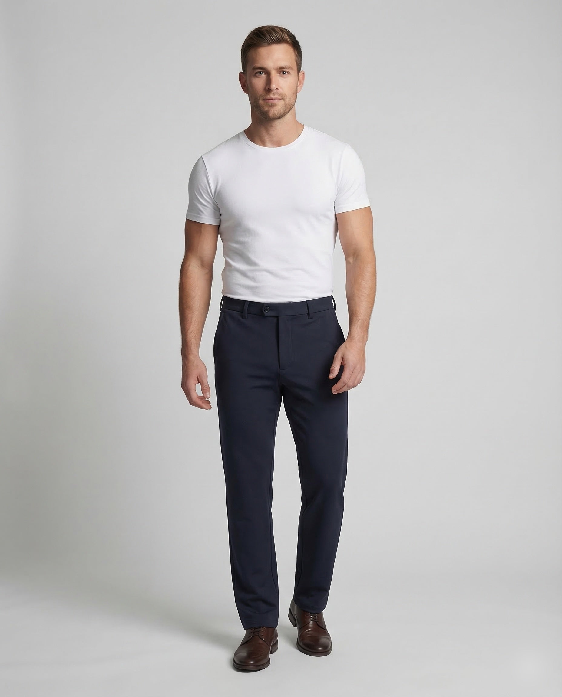 Pantaloni Uomo Business Stretch Slim Fit - Brentozzi