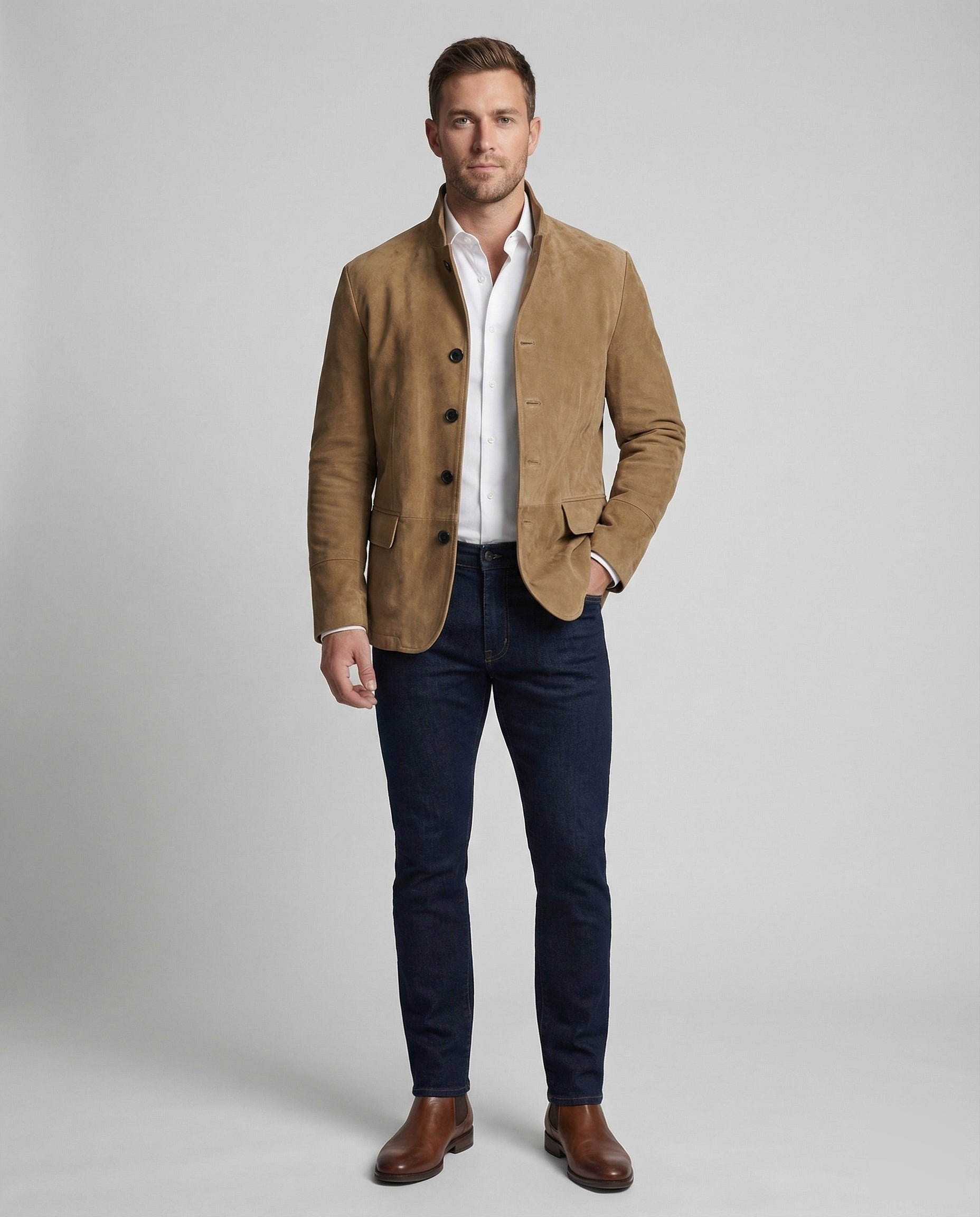 Giacca Uomo Unstrutturata Casual - Brentozzi