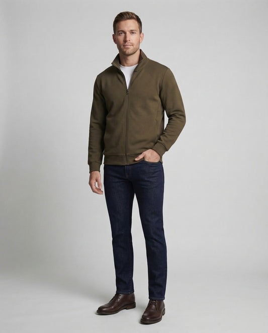 Felpa Uomo con Collo Alto Stile Moderno - Brentozzi
