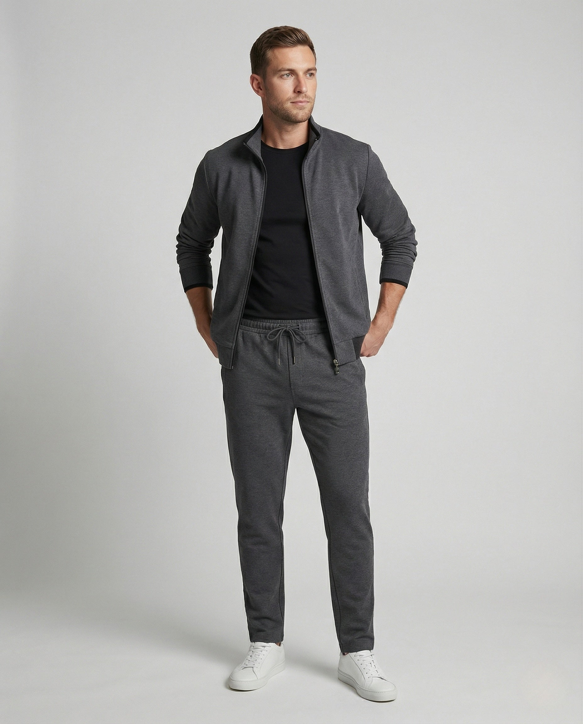 Completo Uomo in Jersey con Pantaloni Jogging Vestibilità Comoda - Brentozzi