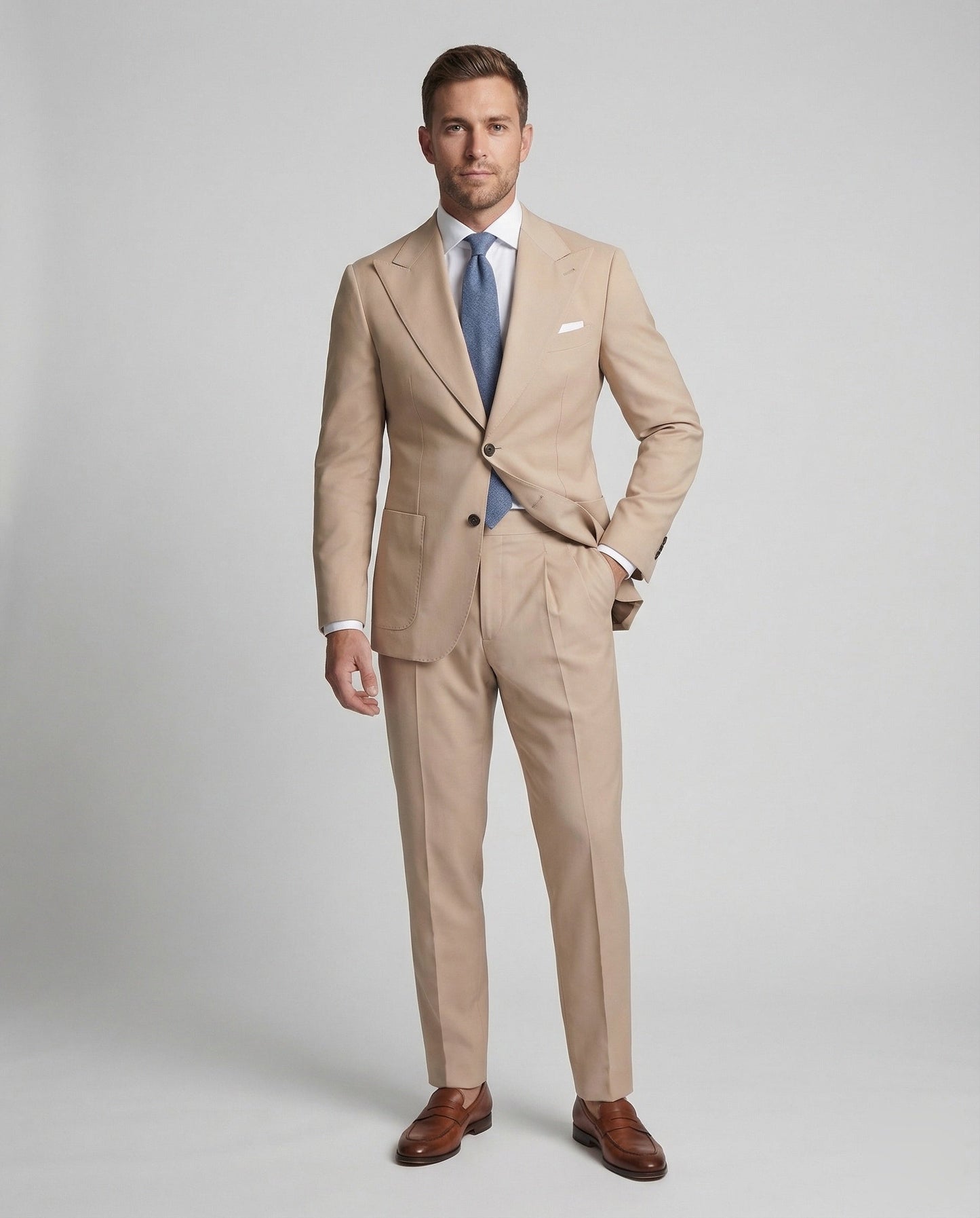 Giacca Uomo Jacquard Fantasia Leopardo Slim Fit - Brentozzi