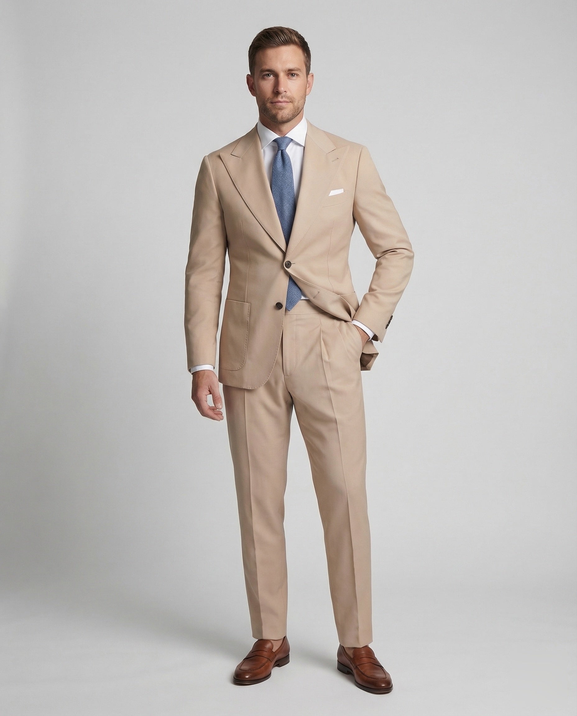 Giacca Uomo Jacquard Fantasia Leopardo Slim Fit - Brentozzi