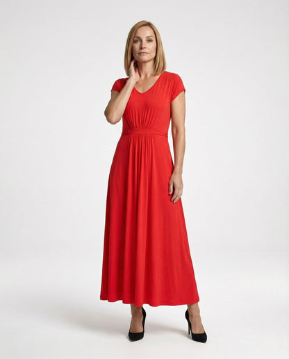Abito Maxi Donna in Viscosa Jersey Vita Empire - Brentozzi