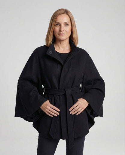 Cappotto Donna in Lana con Cintura in Vita - Brentozzi