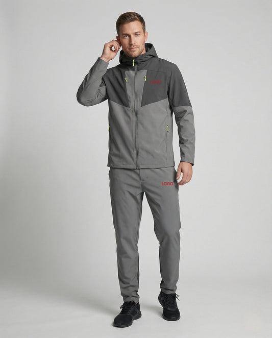 Tuta Softshell Uomo con Cappuccio Sportiva - Brentozzi