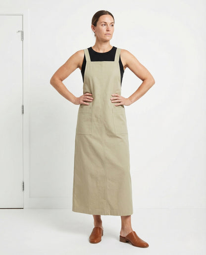 Abito Maxi Donna Smanicato con Tasche Laterali - Brentozzi