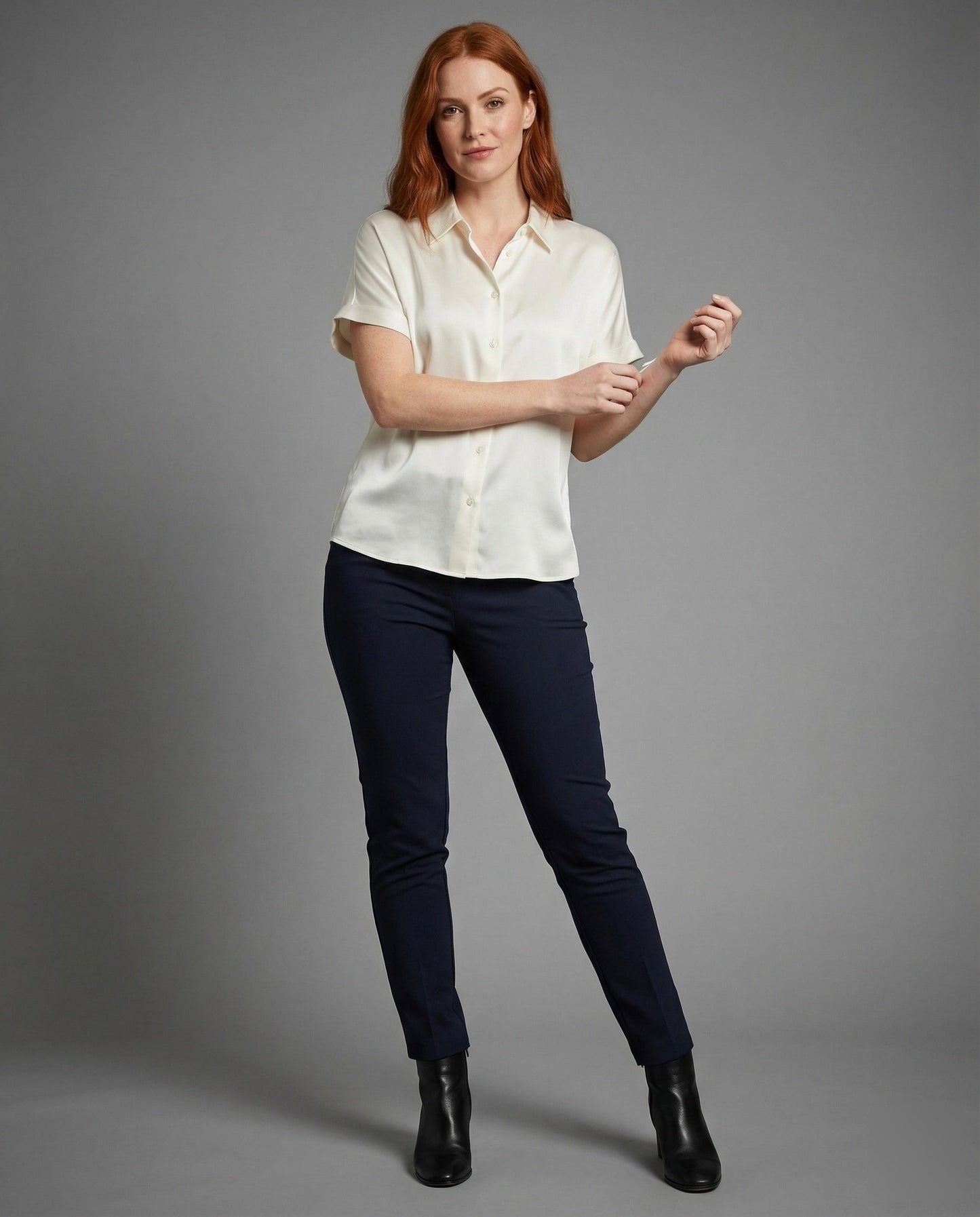 Camicia Classica Donna Manica Corta - Brentozzi
