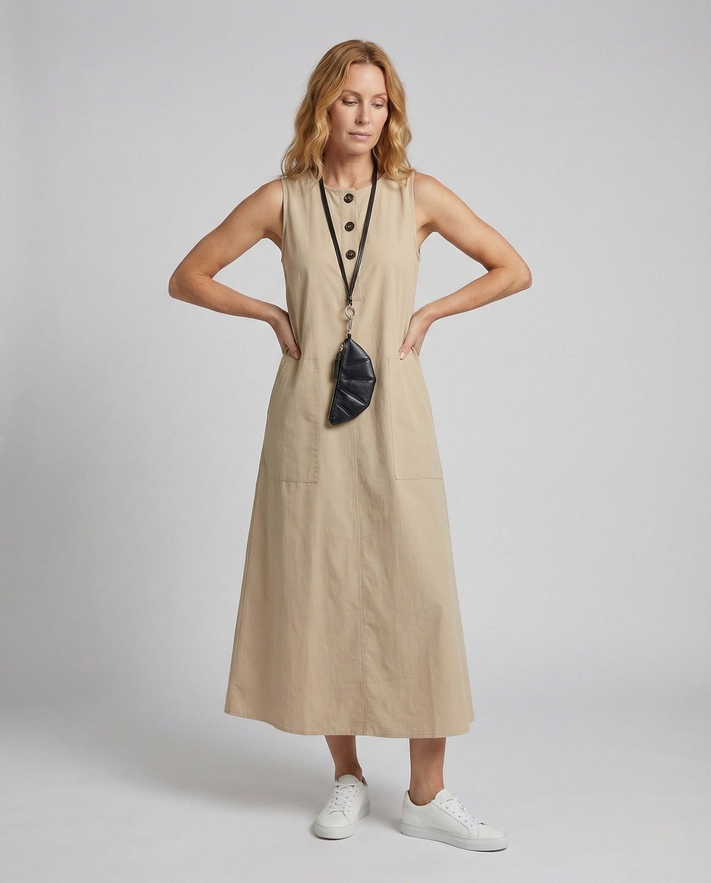 Abito Oversize Donna con Tasche Stile Swing - Brentozzi