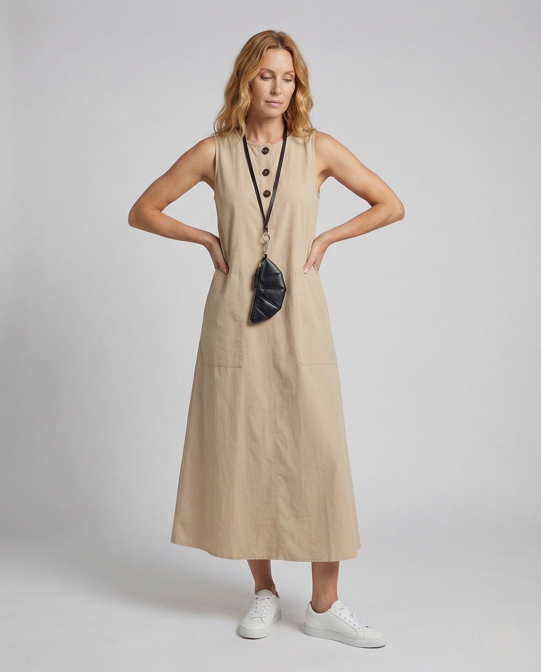 Abito Oversize Donna con Tasche Stile Swing - Brentozzi