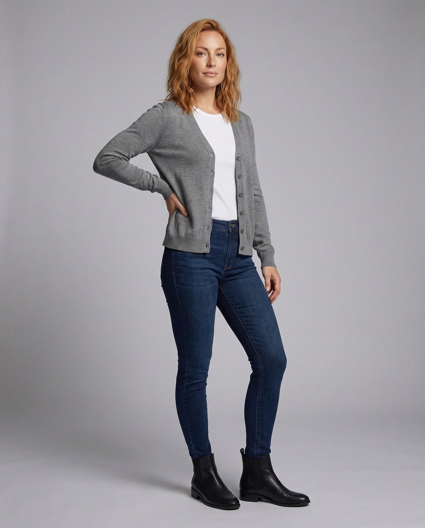 Completo Donna con Gonna Lunga e Cardigan - Brentozzi
