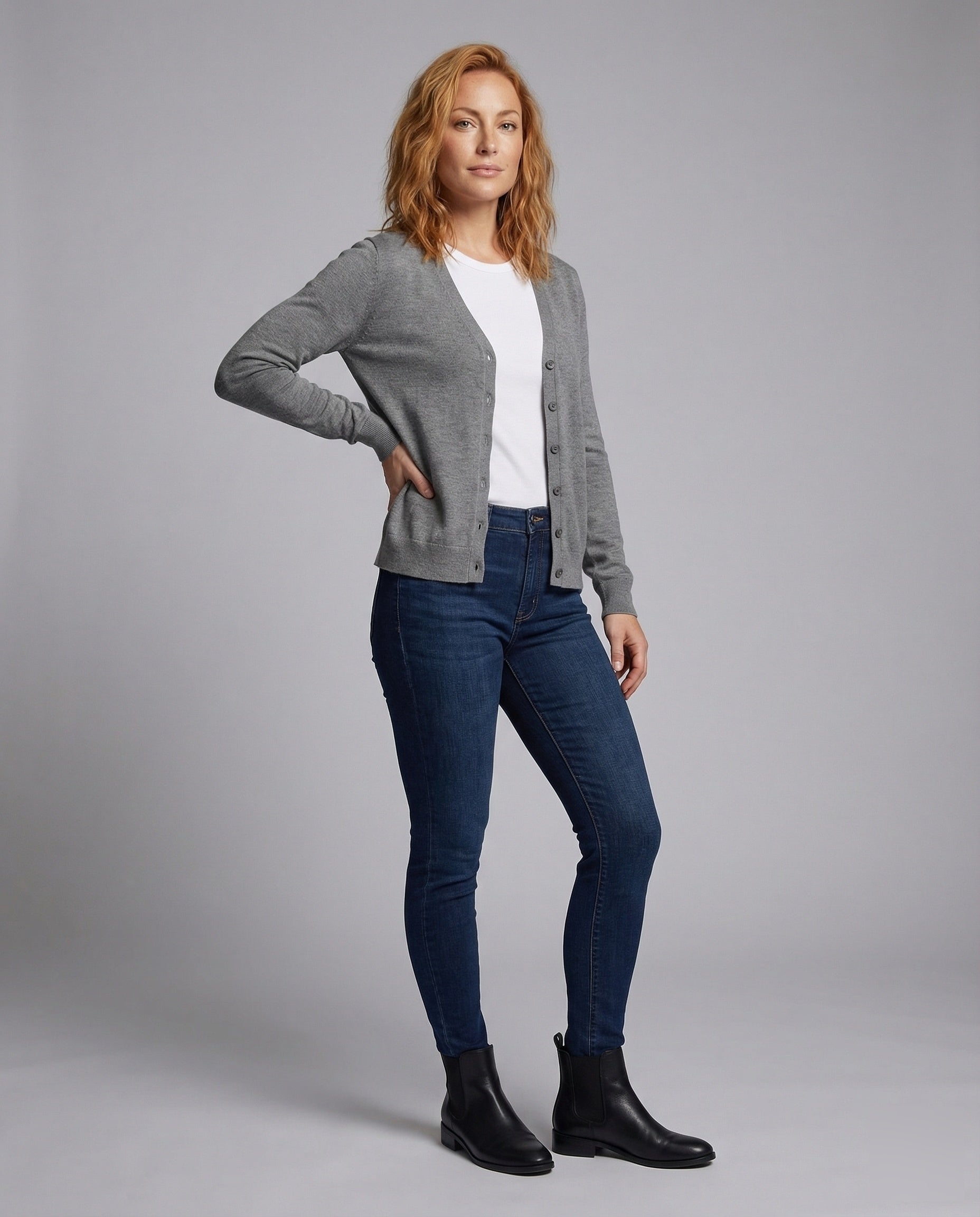 Completo Donna con Gonna Lunga e Cardigan - Brentozzi
