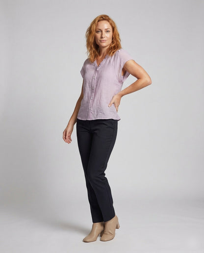 Blusa Donna Estiva Colletto con Ruches - Brentozzi