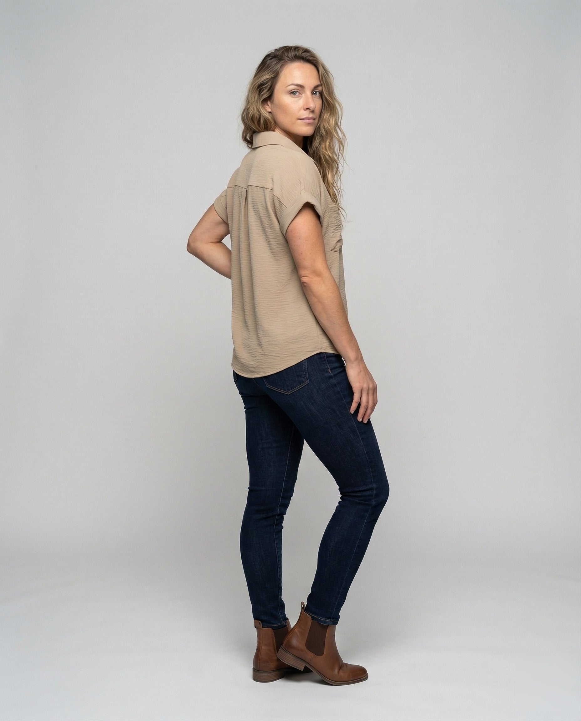 Camicia Donna in Viscosa Vestibilità Larga - Brentozzi
