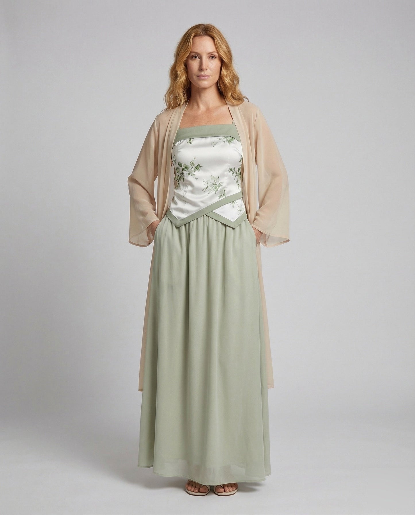 Cardigan Kimono Donna in Chiffon Leggero - Brentozzi