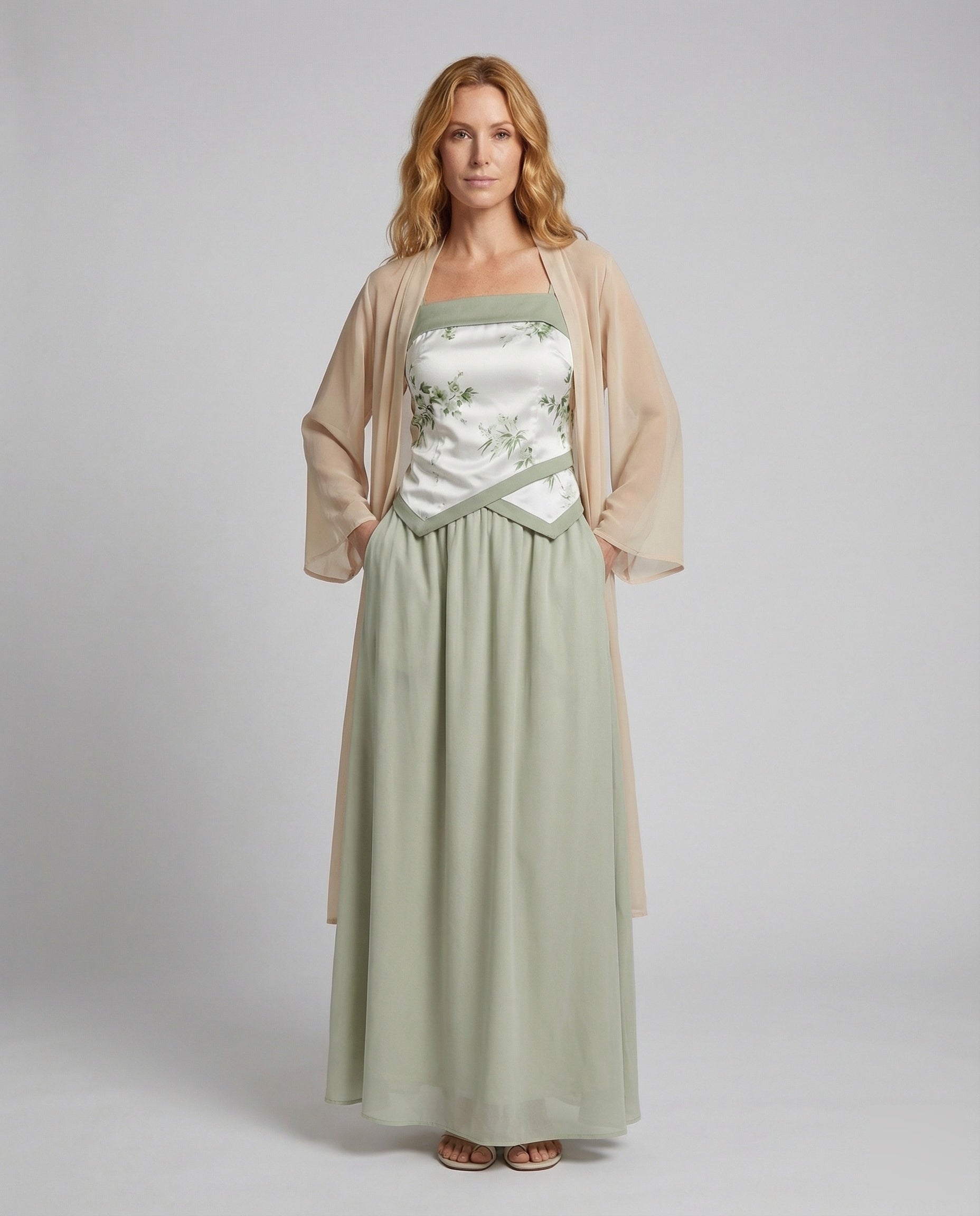 Cardigan Kimono Donna in Chiffon Leggero - Brentozzi