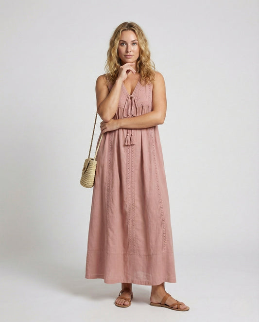 Tunica Lunga Donna con Coulisse e Nappine - Brentozzi