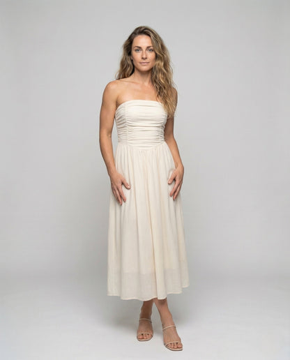 Abito Maxi Donna Bandeau Linea A - Brentozzi