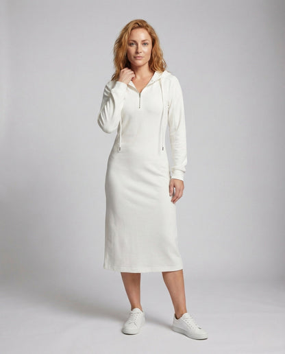 Abito Midi Donna in Jersey Manica Lunga - Brentozzi