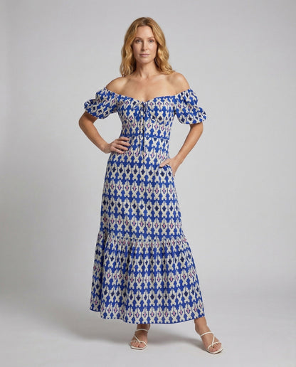 Abito Maxi Donna Scollo Carmen - Brentozzi