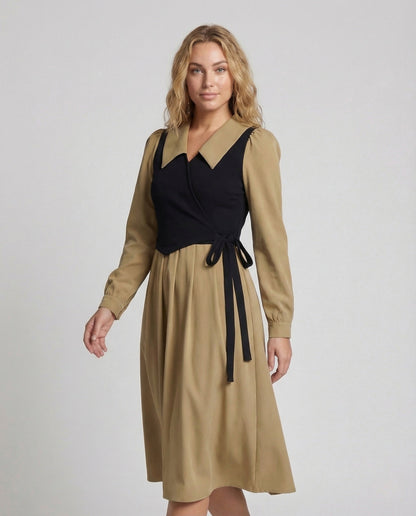 Abito Midi Donna Retrò con Bustier - Brentozzi