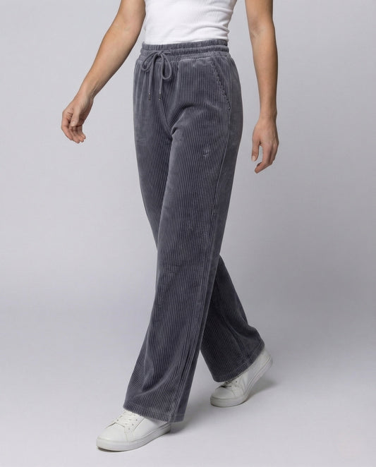 Pantaloni Palazzo Donna in Cotone Corda Vita Regolabile - Brentozzi
