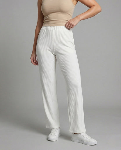 Pantaloni Termici Donna in Velluto a Coste Taglio Dritto - Brentozzi