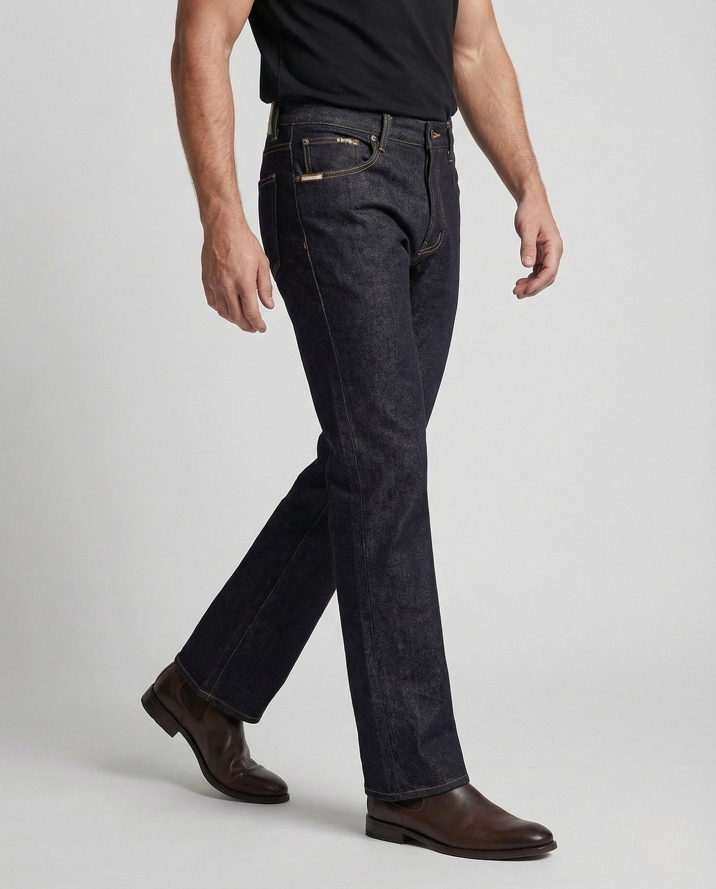Jeans Donna a Vita Alta con Gamba Svasata - Brentozzi