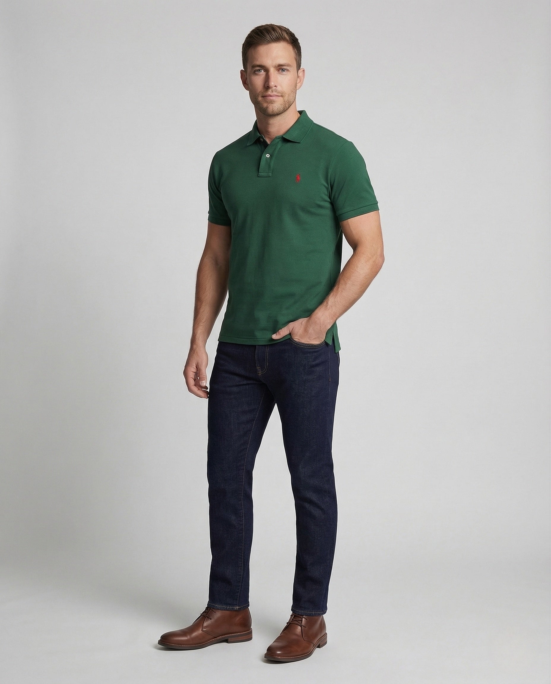 Polo Uomo in Piqué Manica Corta - Brentozzi