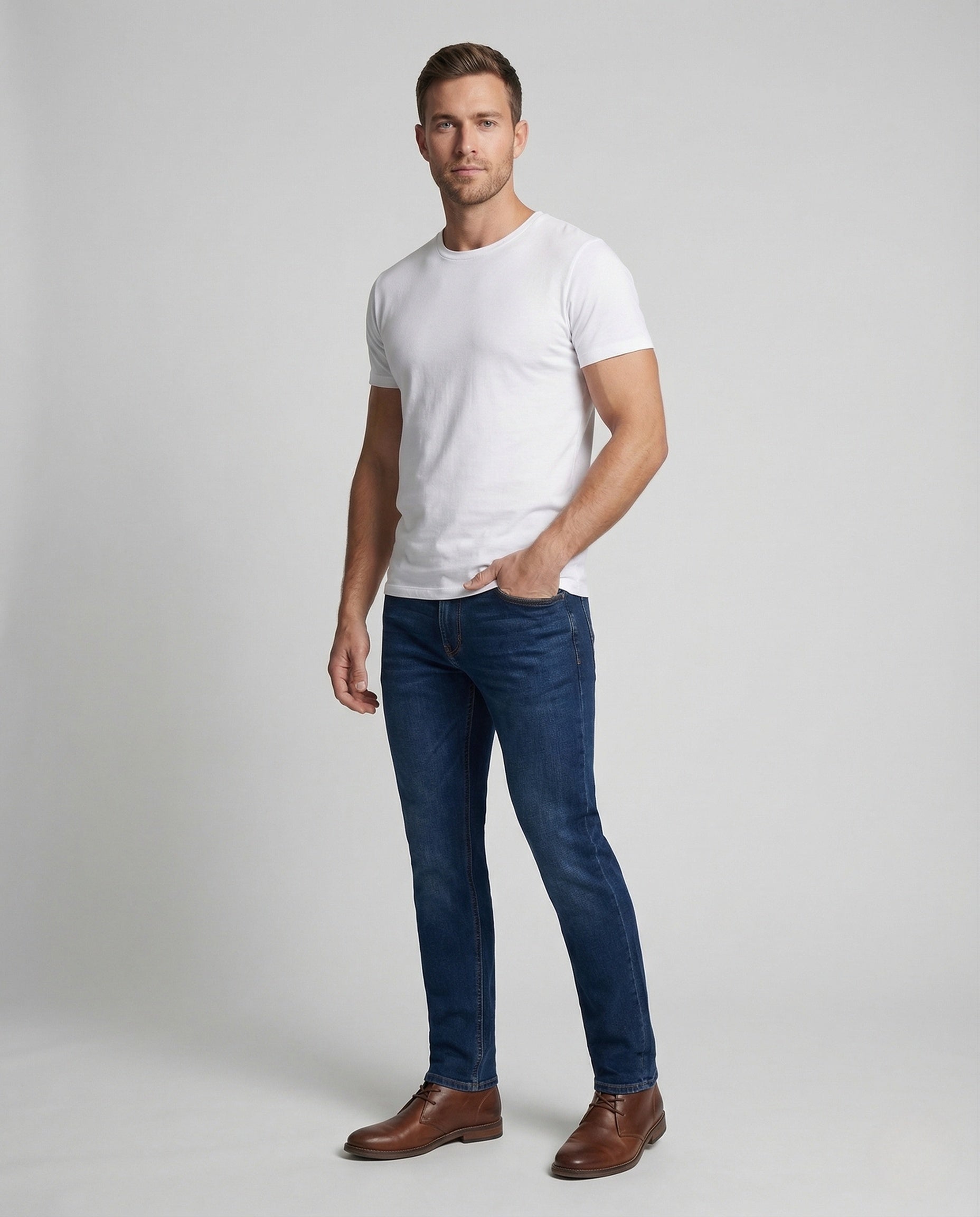 Jeans Termici Uomo Taglio Dritto - Brentozzi